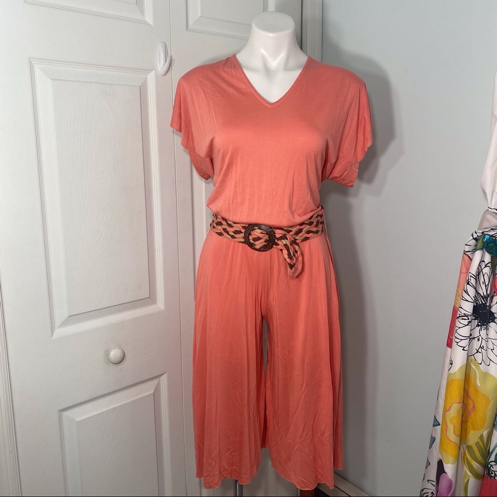 Sweetees Capri Wide-Leg Jumpsuits